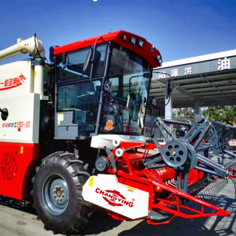 Large combine harvester